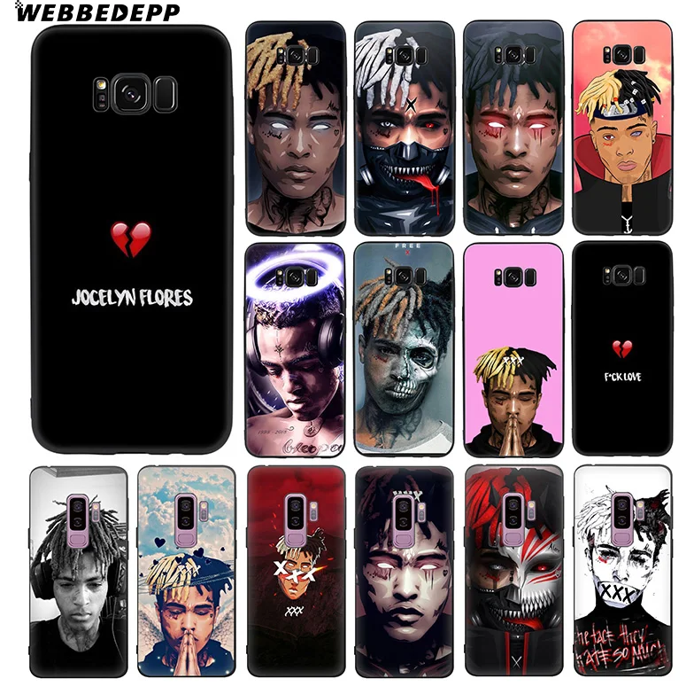 WEBBEDEPP Xxxtentacion художественный Мягкий ТПУ силиконовый чехол для Samsung Galaxy S10 S10e S9 S8 Plus