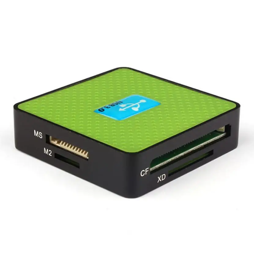 Компактная флеш-карта Hiperdeal All-In-1 USB 3 0 кардридер CF адаптер Micro SD MS Green Прямая