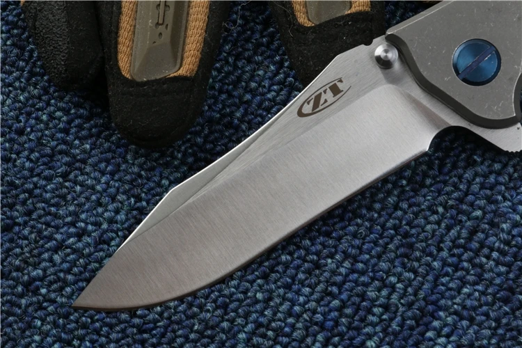 ZT 0392 складные ножи S35VN лезвие Титан Ручка шарового подшипника боевой и