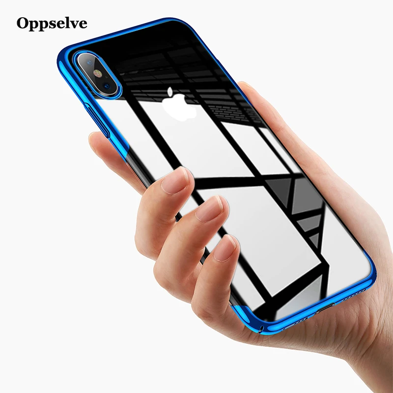 

Luxury Plating Case For iPhone Xr X XS Max Electroplating Slim Soft TPU Silicone Cover For iPhone 6 6s 7 8 Plus Shell Capinhas