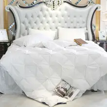 Peter Khanun White Duck Goose Down Filler 3D Bread Duvet Quilt Comforter Bedding Winter Luxury Blankets