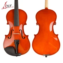 TONGLING твердой древесины акустическая скрипка o для студентов начинающих детей w/чехол Лук струны плеча Отдых полный набор аксессуаров