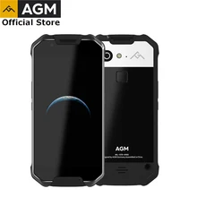 Официальный AGM X2 5," 4G смартфон 6G+ 64G/128GB Android 7,1 мобильный телефон IP68 Водонепроницаемый Восьмиядерный 6000mAhNFC VOC