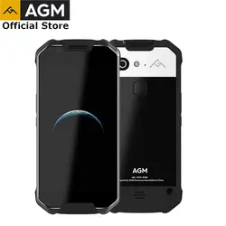 Официальный AGM X2 5,5 "4G смартфон 6G + 64G/128 GB Android 7,1 мобильный телефон IP68 Водонепроницаемый Octa Core 6000 mAhNFC Лос