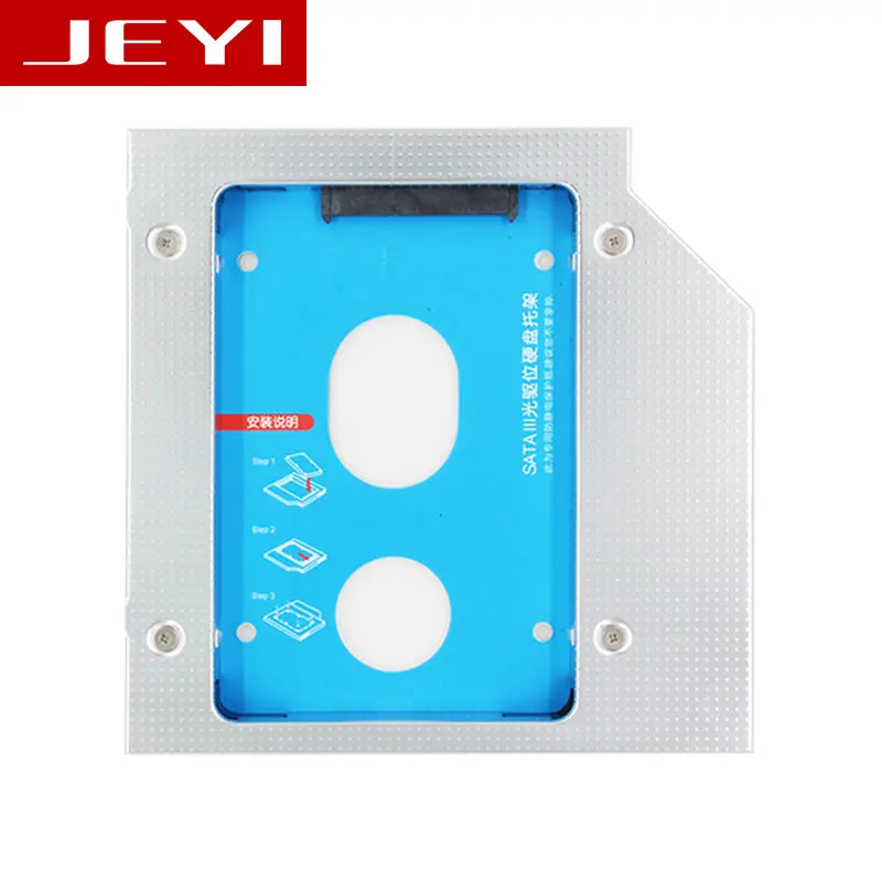 

JEYI E95 Universal 2.5' 2nd 8.9 9.0 9.2mm 9.5mm SSD HDD SATA ODD Caddy For 9.5mm Height CD DVD ROM Optical UltraBay Four screws