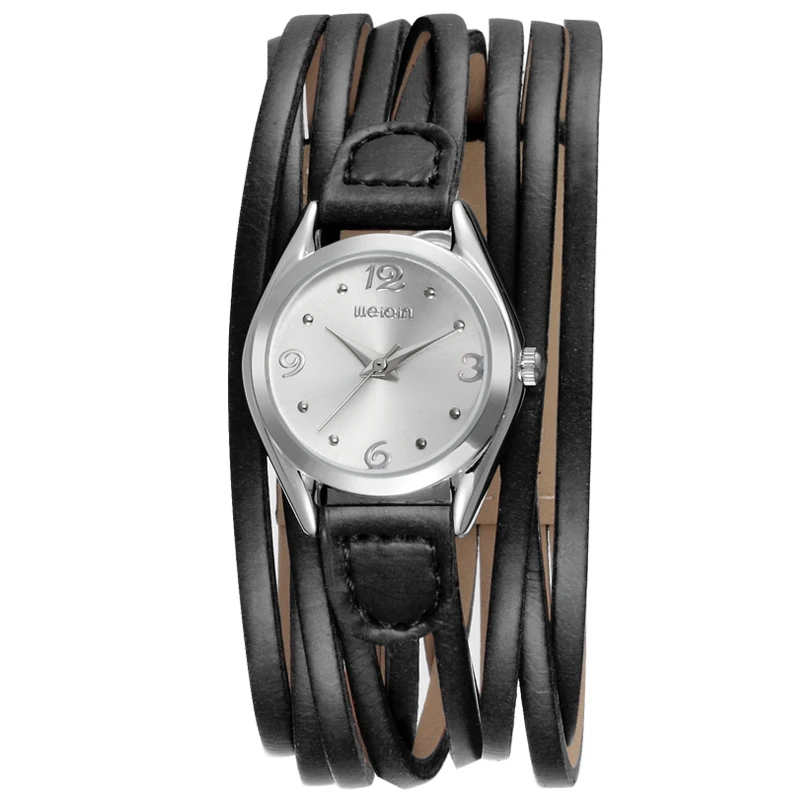 Новая мода, женские часы-браслет с широким ремешком, женские кварцевые часы на каждый день с кожаным маленьким циферблатом, роскошные брендовые наручные часы WEIQIN