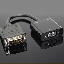 Горячая DVI 24+ 1 к VGA адаптер конвертер кабель мужчин и женщин 60 шт./партия