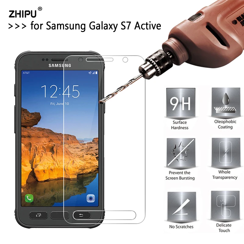 

2.5D 0.26mm 9H Premium Tempered Glass Screen Protector For Samsung Galaxy S7 Active Toughened protective film For S7 Active