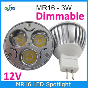 価格 20ピース/ロット調光可能なmr16 3ワットled電球12ボルトledランプmr 16 12ボルトledスポットライト暖かい白クールホワイト送料無料