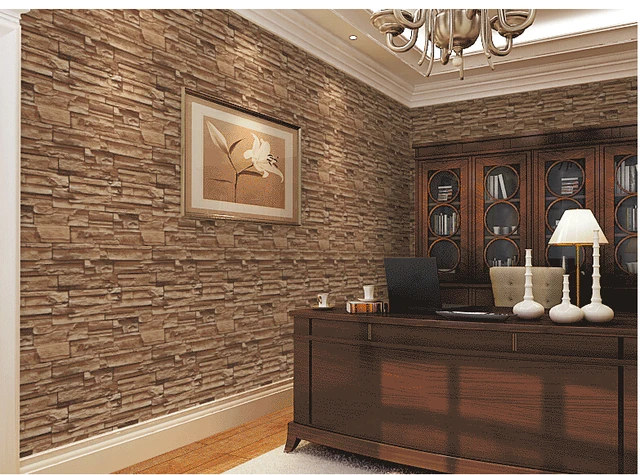 3D eetkamer stenen baksteen ontwerp wandbekleding tv achtergrond ... 3D eetkamer stenen baksteen ontwerp wandbekleding tv achtergrond ...