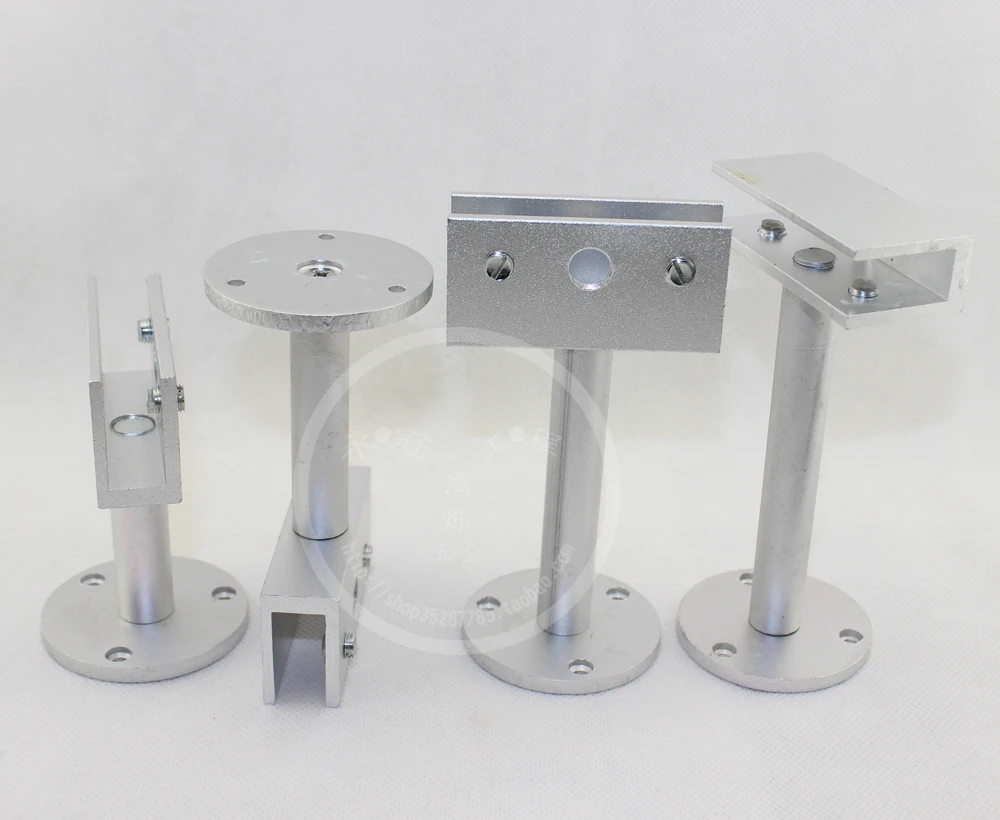 glass clamps Aluminum solid glass mount glass clamp fitted clip shoes