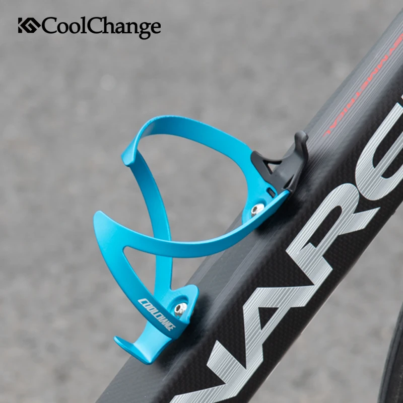 CoolChange Bicycle Bottle Holder Aluminium Alloy Ultralight Cycling Water Bottle Cage Outdoor Adjustable MTB Bike Accessories CoolChange Bicycle Bottle Holder Aluminium Alloy Ultralight Cycling Water Bottle Cage Outdoor Adjustable MTB Bike Accessories