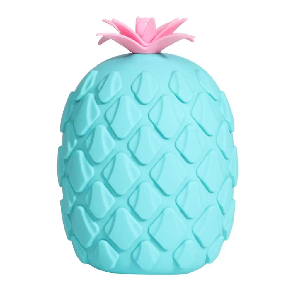 Lovely Pineapple Silicone Massage Bath Brush Face& Body Scrub Tool soft Silicone Massage Bath Brush Bathroom Accessories BB4 - Цвет: A