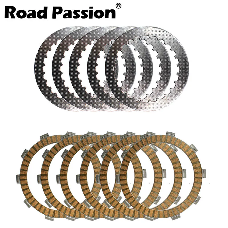 

Road Passion Motorcycle Clutch Friction & Steel Plates Kit For HONDA AX-1 250 NX250 NX 1989