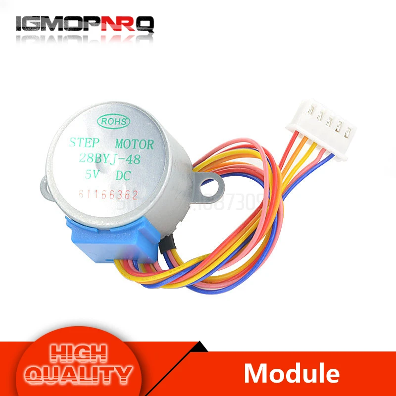 1pcs 5V 4 phase 5 wire stepper motor gear motor step motor 28BYJ 48 5V, Electric Step Motor 4