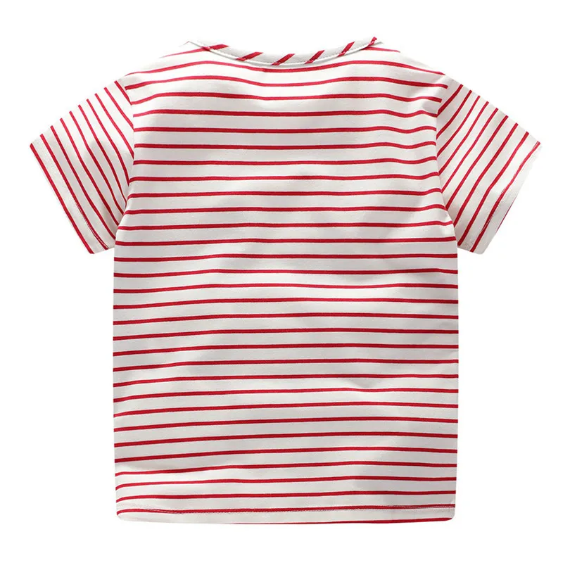 2019 new Toddler Infant Baby Kids Girls Rainbow Print  Stripe T-Shirt Blouse Clothes fashion cute design #4m26 (5)