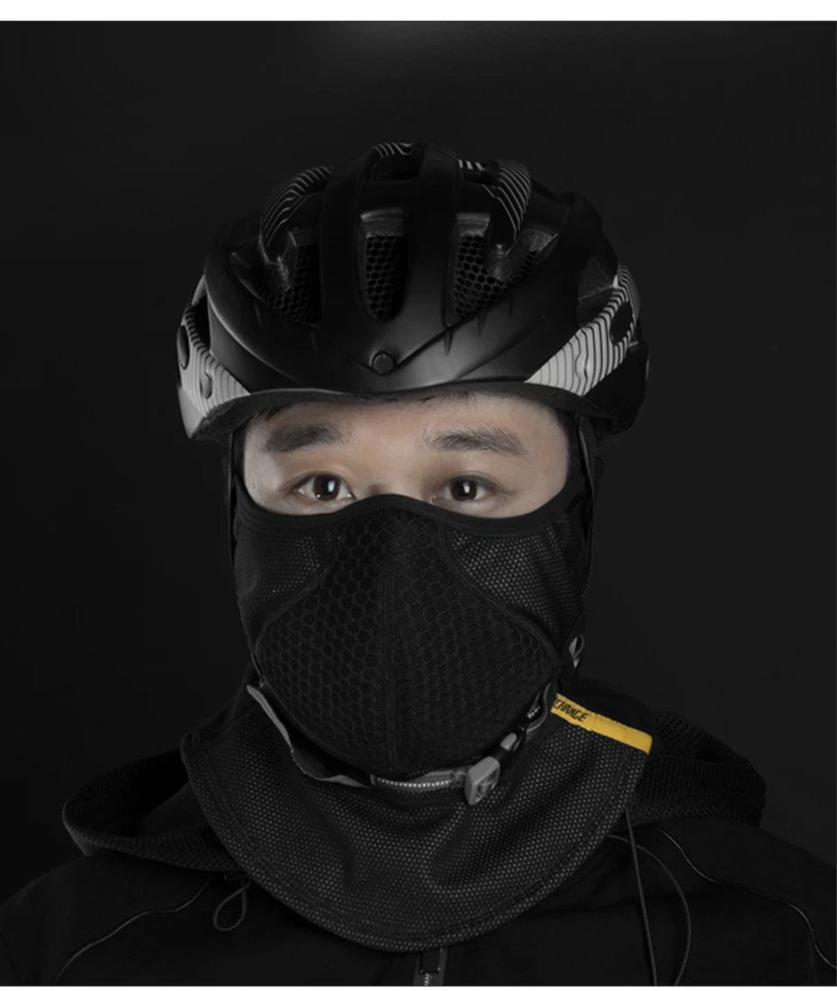 CoolChange Bicycle Winter Outdoor Sports Wind Cycling Face Mask Elastic Neck Warm Snowboard Bike Face Half Mask Scarf Men Women