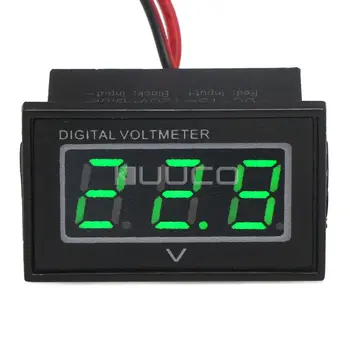 

Digital Voltmeter Green Led Display Voltage Monitor DC15~120V Voltage meter DC 24V 36V Volt Meter for Car/Motorcycle/Battery etc