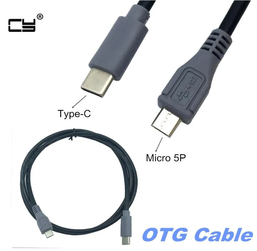 Type C to Micro USB B OTG Cable for DAC 