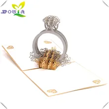 Открытка ко Дню Святого Валентина креативное 3D трехмерное романтическое приглашение на свадьбу письмо бизнес на заказ Любовь ум маленькая карта