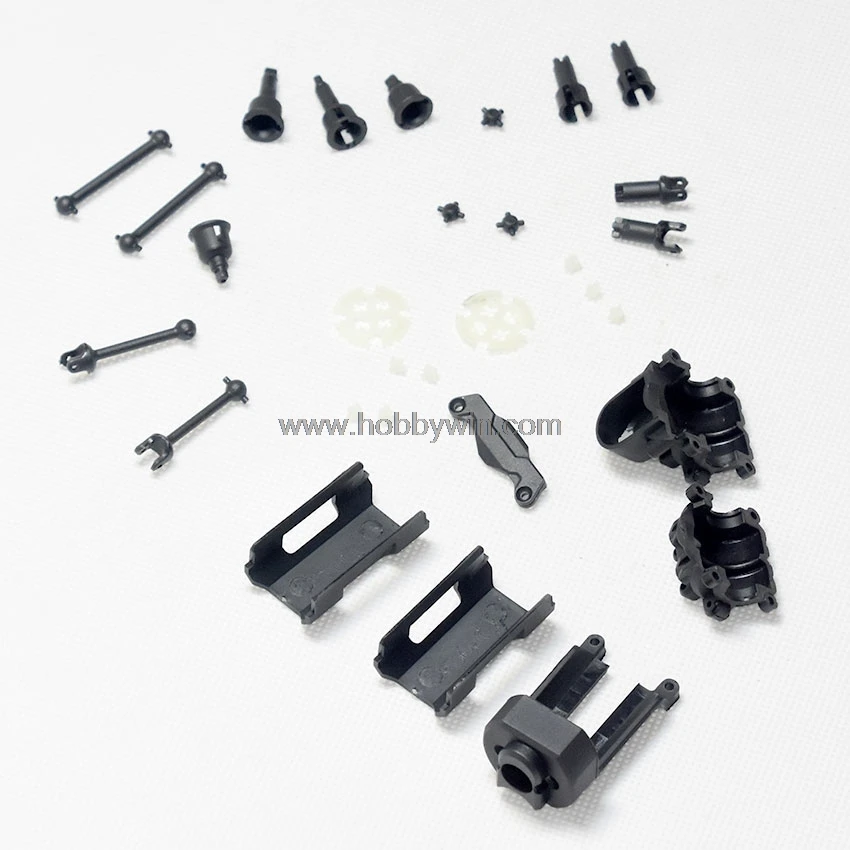 Запчасти HBX 25004R крышка аккумуляторного отсека с креплением двигателя Dogbones Diff.
