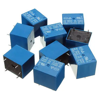 5 шт. контактов мин SRD-12VDC-SL-C реле 12 В DC 10A PCB плата питания катушки | Обустройство
