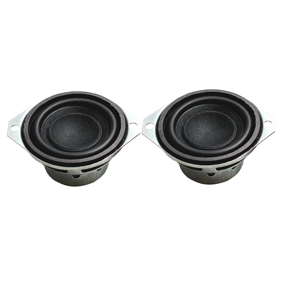 2PCS 1.5 inch 8 ohm 10W Magnetic Big Voice Coil Black Basin PU Side Full Frequency Bluetooth Speaker For JL MINI Loudspeaker