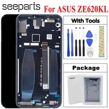 Pantalla LCD para Asus Zenfone 5 ZE620KL, montaje de digitalizador con pantalla táctil, piezas de repuesto para Asus Zenfone 5z ZS620KL