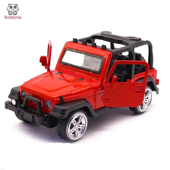 

BOLYFINIA 1:32 SUV jeep alloy car model children's toy car pull back car Simulation toy