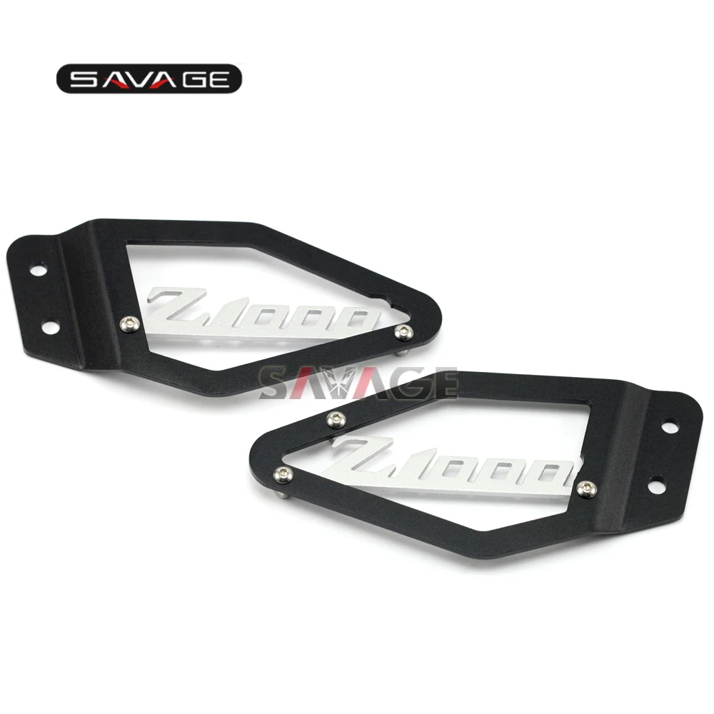 

Front Foot Peg Heel Plates Guard Protector For KAWASAKI Z1000 Z 1000 2007-2009 07 08 09 Motorcycle Accessories Aluminum