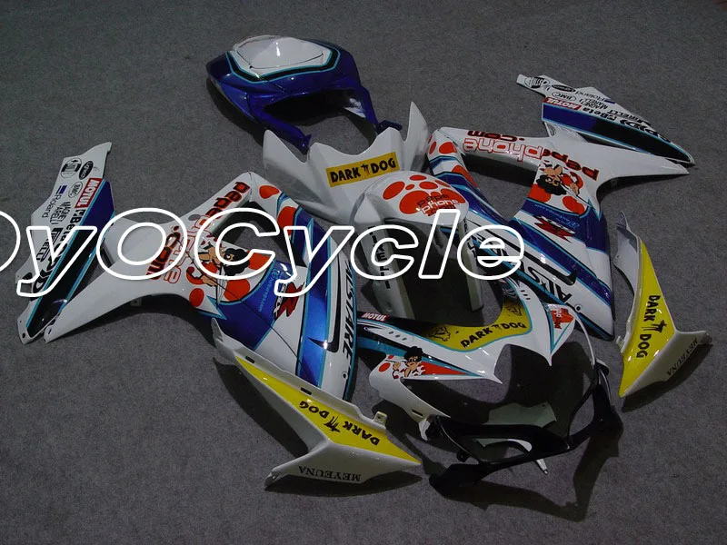 

For Suzuki 08-10 GSXR600 GSXR750 GSXR GSX-R 600 750 K8 K9 Motorcycle ABS Fairing Injection Bodywork Kit 2008 2009 2010 White