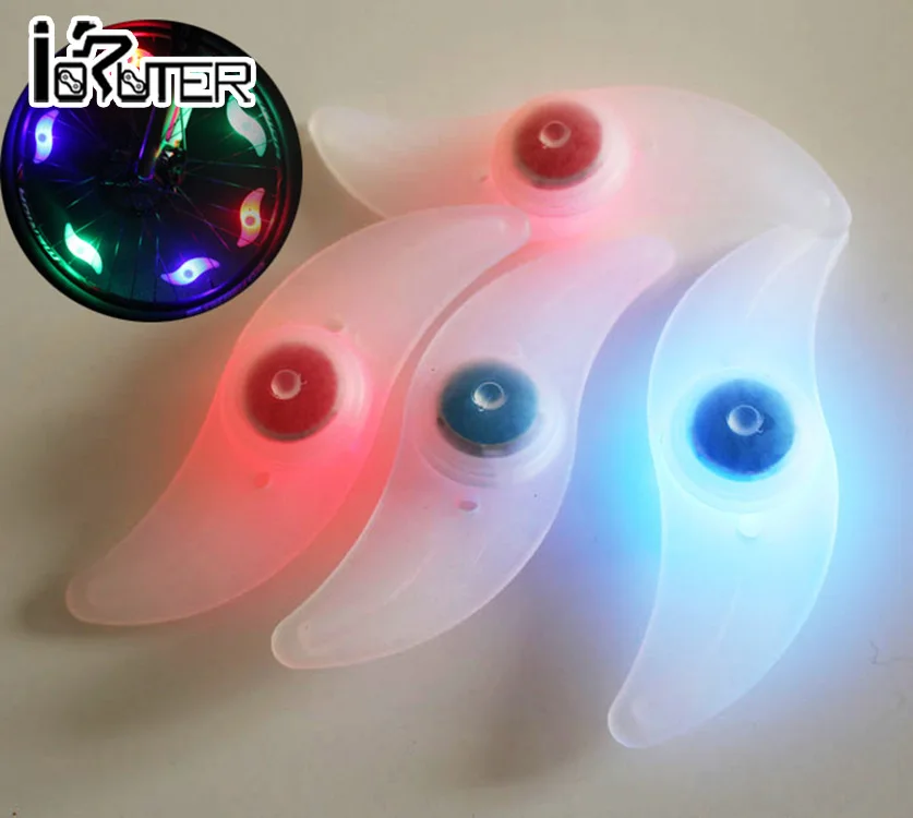 

1pcs 2017 Bicycle Lights Silicone Waterproof LED Road MTB Bike Spoke Wheel Light Cool Flashlights for Cycling Safe At Night