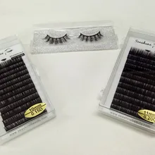 C D L CURL норка наращивание ресниц Nutural Long 2 лотка Индивидуальные ресницы ручная работа с бесплатной полоской ресницы макияж