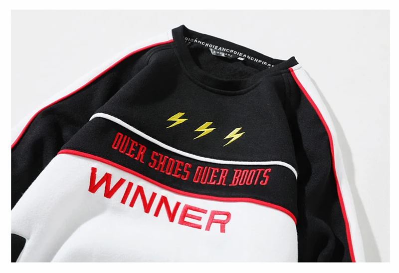 Patchwork Oversize Windbreaker Pullover Jackets Male Coats Vintage Varsity Jacket Men Fashions  (63)