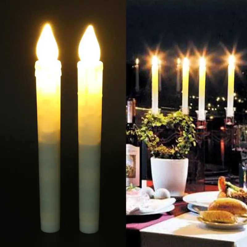 Buy 2pcs Flameless LED Candle Light Flickering Eco