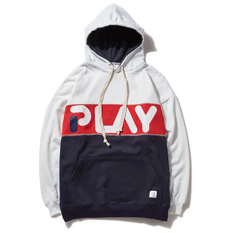 Aolamegs Hoodies Men Patchwork Logo Hit Color Hood Couple Pullover Skateboard Fashion Hip Hop Streetwear Casual Hoodie Brand (9)