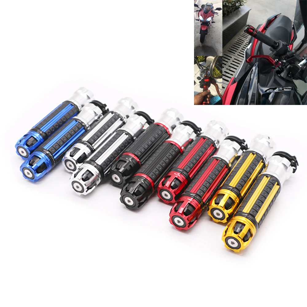 

Universal 7/8'' 22mm CNC motorcycle handle grips racing handlebar grip for KTM Honda kawasaki Yamaha Suzuki Ducati Hyosung BMW