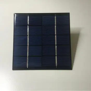 Solar Panel 5V 1.2W Polycrystalline Silicon solar cell for DIy solar charger 100mm*100mm 1