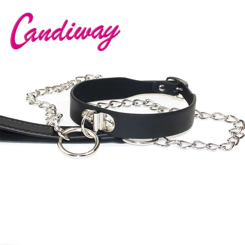 Bdsm Fetish Bondage Slave Sex Collar Leash Steel Chain Adult Game Dog