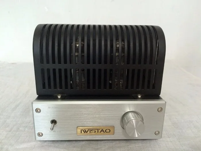 IWISTAO HIFI мини ламповый усилитель 2x3 Вт Класс A одноконцевый 6J1 предусилитель 6P1 усилитель мощности для настольного аудио 110~ 240 В