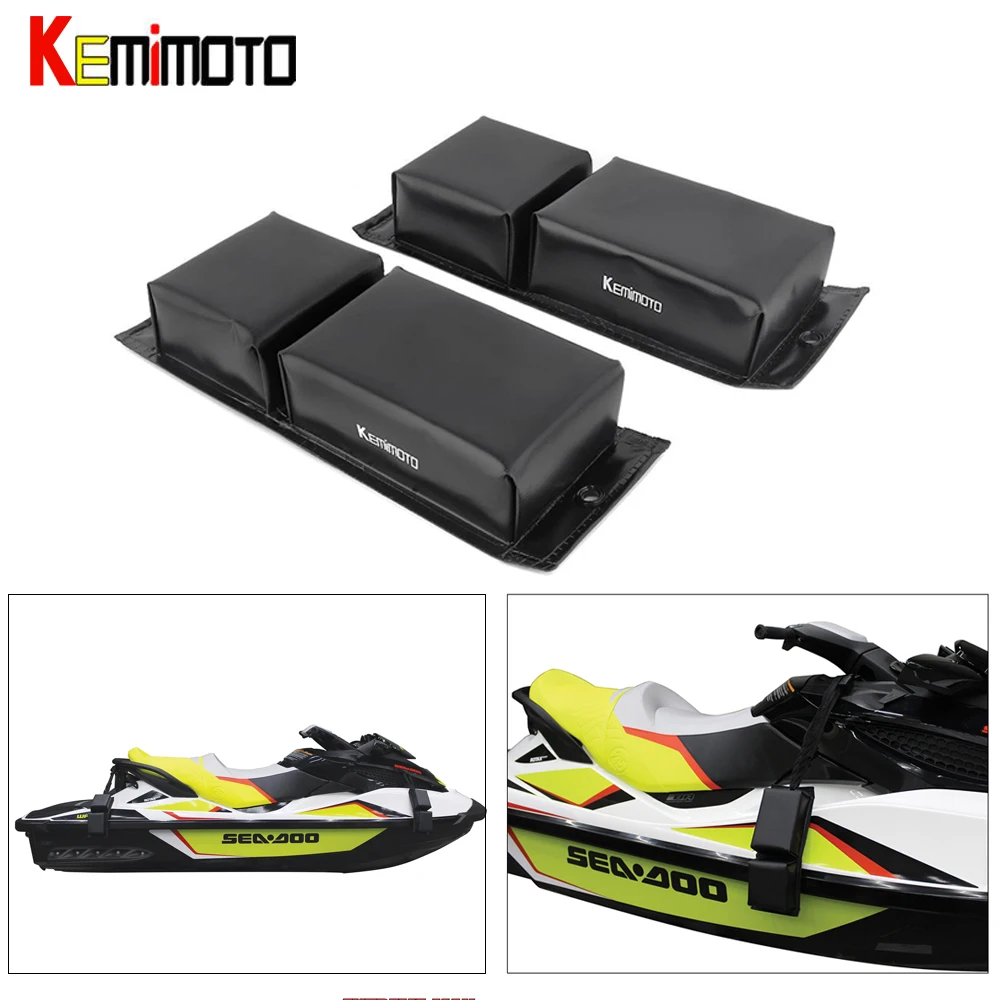 KEMiMOTO PWC Fender Boat Watercraft for Sea Doo Side Mooring Bumper Protection pad Black Personal Watercraft for jet ski