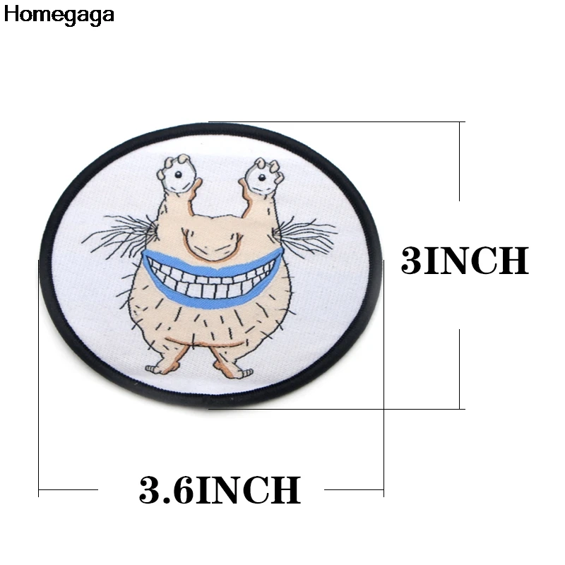 Homegaga Ahh real monster krumm DIY Вышивка Патчи пришить УТЮГ НА одежду Рюкзак украшения наклейки значки D1954