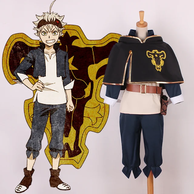 Hitam Semanggi Asta Cosplay Kostum Halloween Kostum Di Anime Costumes 