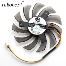 75 мм Power Logic PLD08010S12H DC 12 V 0.25A 3Pin охлаждающего вентилятора компьютера Gigabyte Geforce GTX 570 630 750TI Графика видеокарта