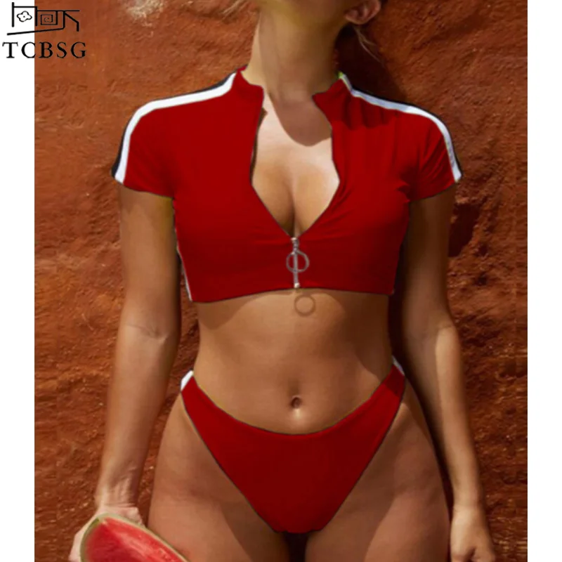 

2019 New Bikinis Women Swimsuit Swimwear Female Brazilian Bikini Set Beach Bathing Suits Two Pieces Solid Beachwear Biquini S-L
