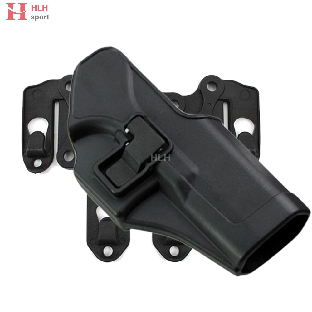 

CQC Tactical Gun Holster For Glock 17/19/22/31 Airsoft Paintball Right-Hand Holster W/ Belt Loop Waist Paddle