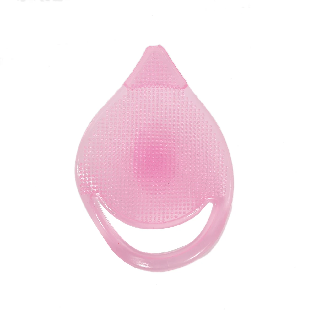 Silicone Oval with Portable Blackhead Remover Facial Brush Baby Head Washing Skin Care Beauty with Box Cleansing Pad