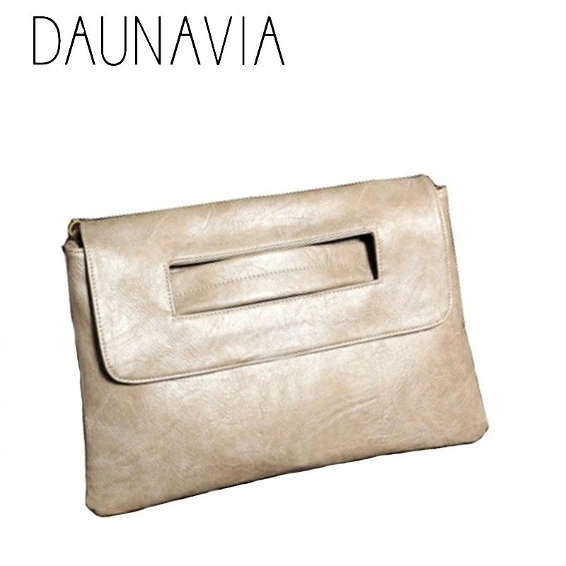 

DAUNAVIA Hot Sale leather Crossbody Bags for women trend handbag messenger bag female handbag Fashion Women envelope clutch bag