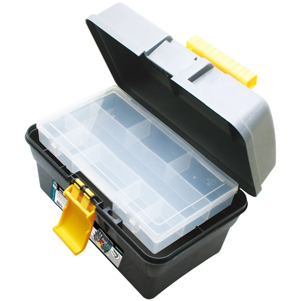 Пластик toolbox многофункциональный домашний оборудования ручной инструмент, инструмент для ремонта ящик для хранения автомобиля