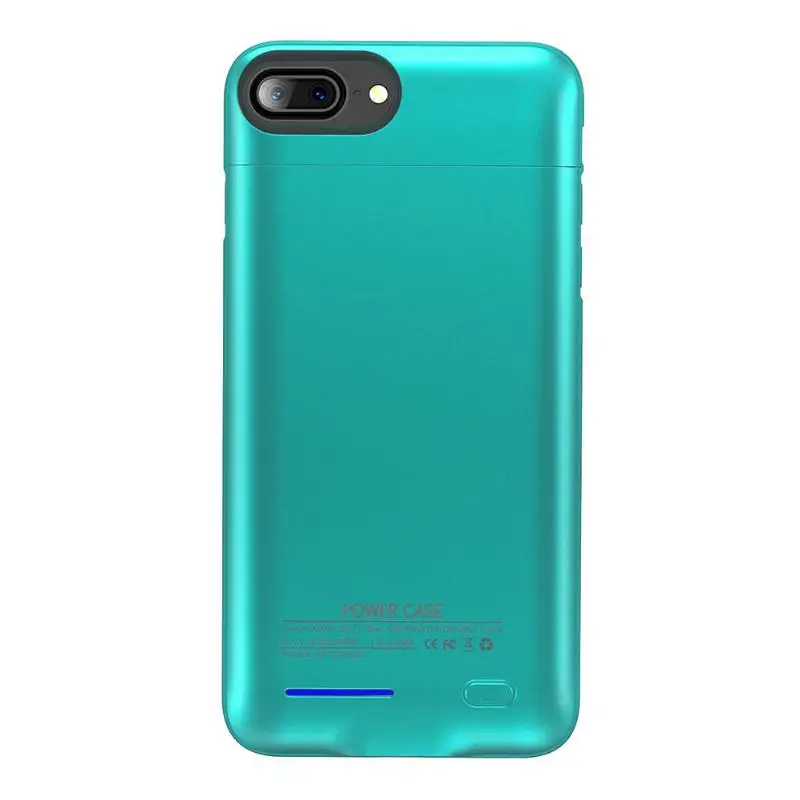 3000mAh External Battery Case Cover Charger Power Bank For iPhone 6 6s 7 - Цвет: Blue